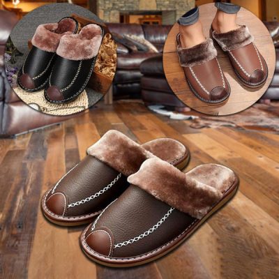 Papuci din piele, izolați termic și indestructibili | NOBLEFEET