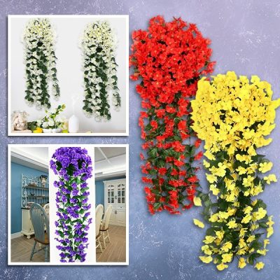 Buchet de flori artificiale suspendate cu aspect natural | HANGROSE