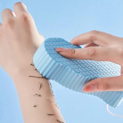 Burete exfoliant pentru corp | SCRUBBIA