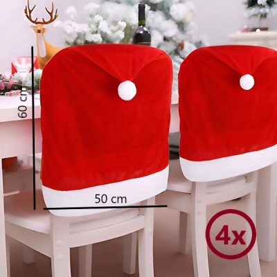 Huse festive pentru scaune 4x | SANTASEAT