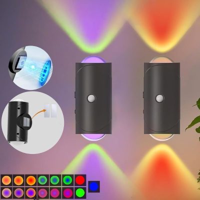 Lumină de perete inteligentă cu senzor de mișcare (2 bucăți) | AURAWALL