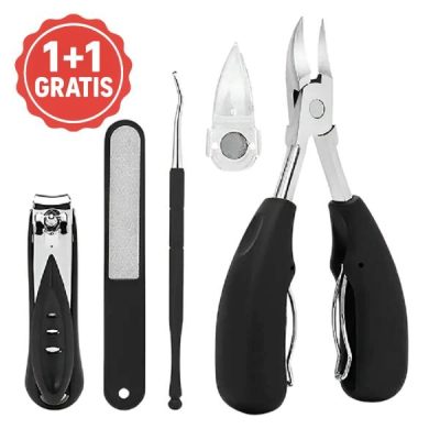Set profesional de unghiere pentru unghii groase și încarnate (5 piese) | NAILPRO 1+1 GRATIS